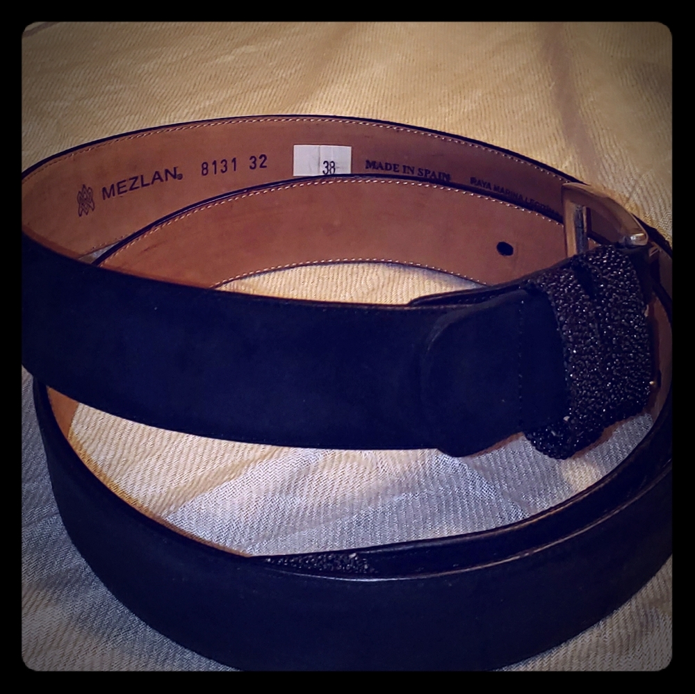 Genuine Mezlan Stingray Belt